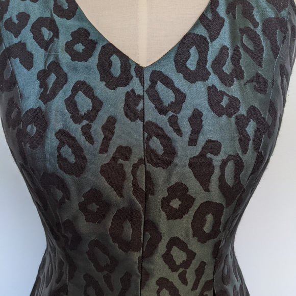 Green Cheetah Dress - Picture 2 of 7